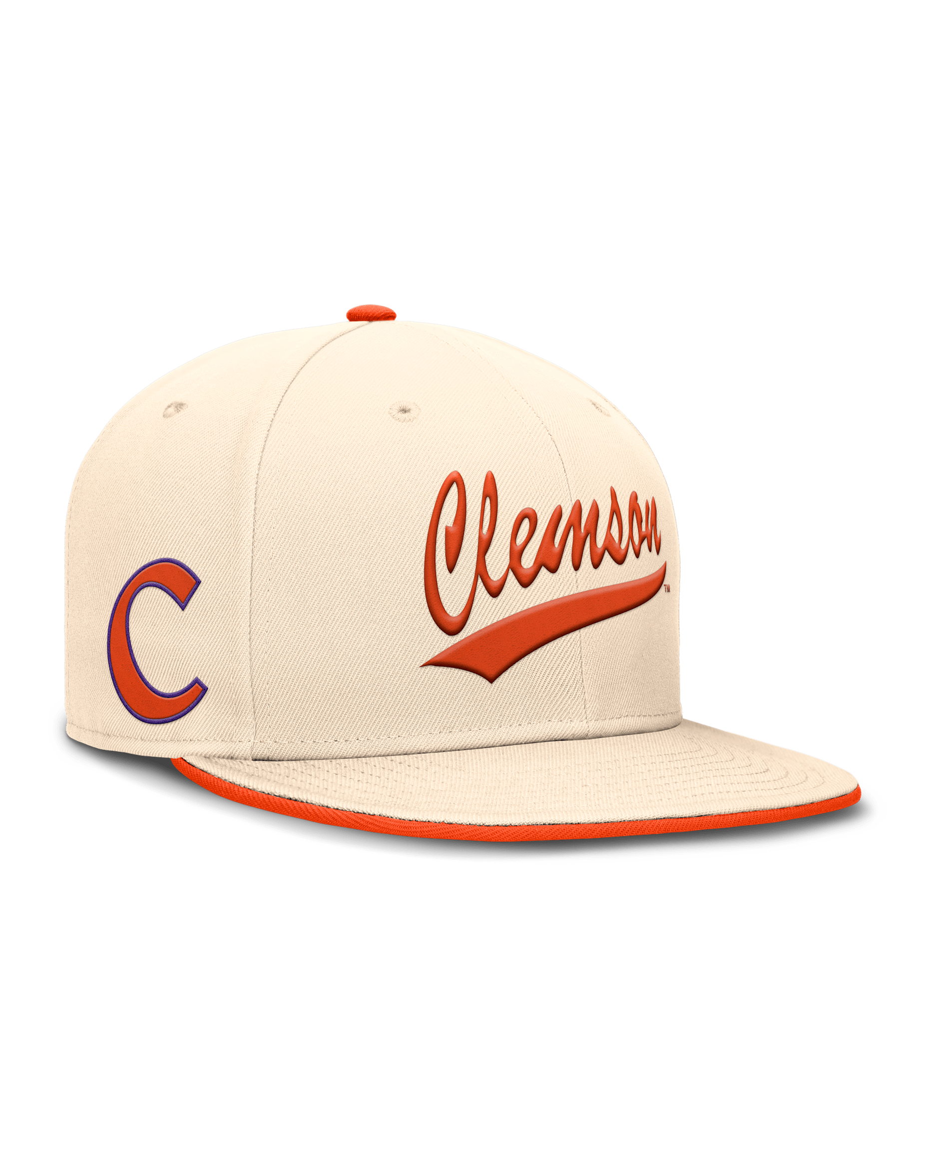 Clemson Tigers Primetime True Men's Nike Dri-FIT College Fitted